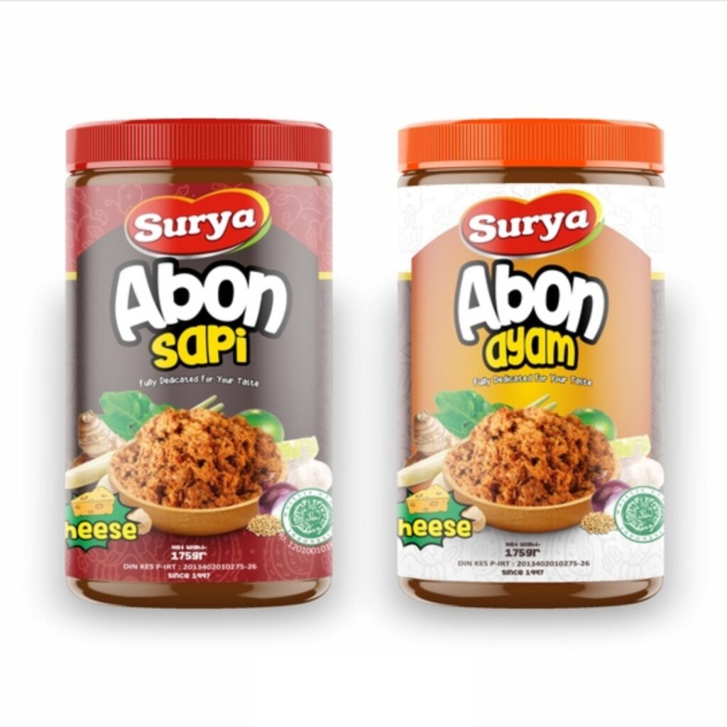 jasa desain grafis portofolio kemasan17 - abon sapi surya toples