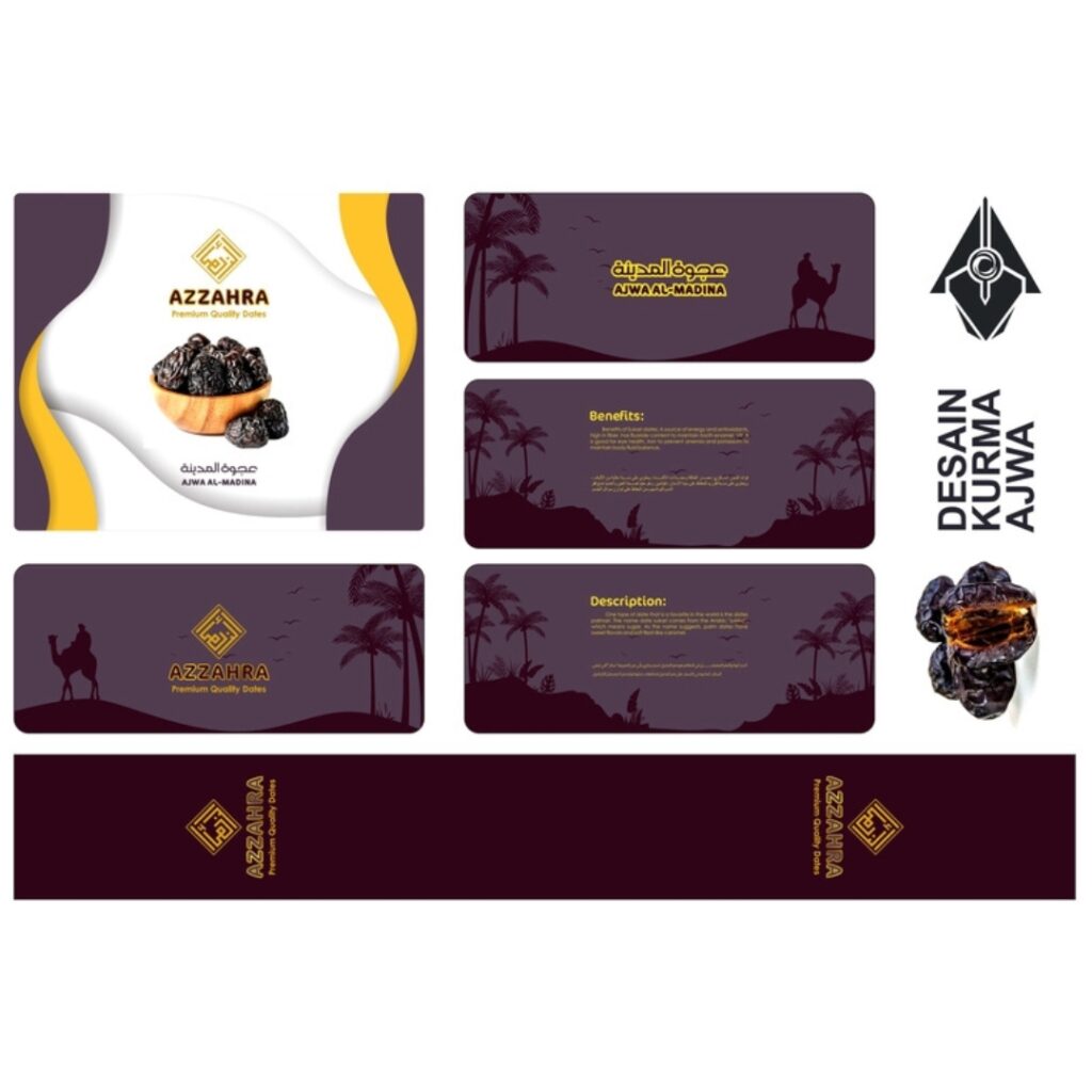 jasa desain grafis portofolio kemasan13 - kurma ajwa