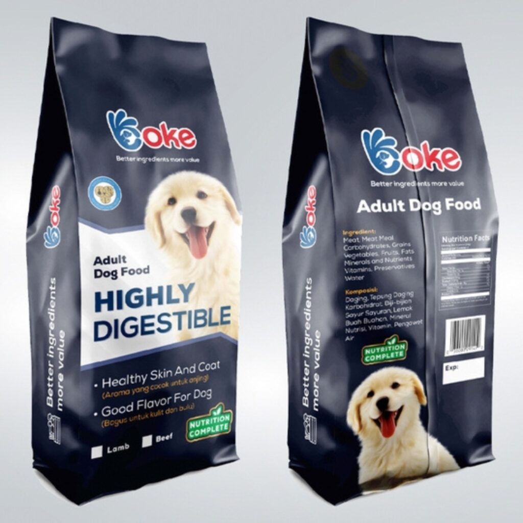 jasa desain grafis portofolio kemasan makanan hewan