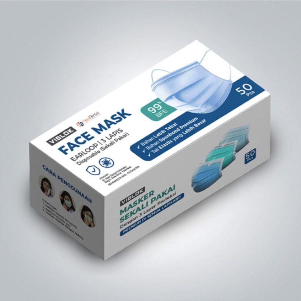 jasa desain grafis portofolio kemasan duplex masker