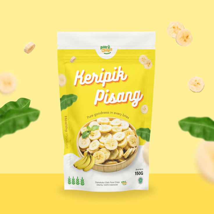 ide desain kemasan keripik pisang